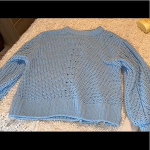 Blue knitted sweater (only worn once)